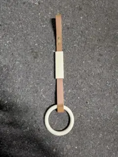 鉄道部品 吊り革 丸型 アイボリー