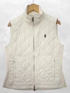 ポロ ラルフローレン ポニー刺繍 中綿 キルティング ベスト M