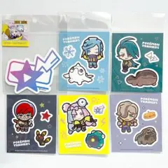 ポケモンセンター限定　ポケモントレーナーズ　ステッカー　シール　まとめ売りのサムネイル