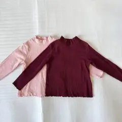 長袖トップス2枚セット H&M