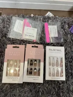 PRESS ON NAILS 3セット