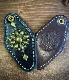 レザースタッズキーホルダー　モーテル　CALEE htc schott 好きな方