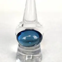 Baccarat バカラ ピアスフルール プリデリック　薄水色 Baccarat バカラ ピアスフルール プリデリック 薄水色 - メルカリ
