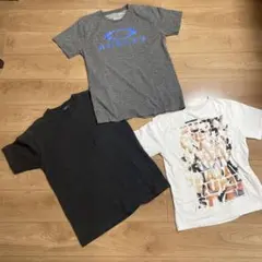 OakleyグレーTシャツ バックナンバー黒Tシャツ 白Tシャツ3枚セット
