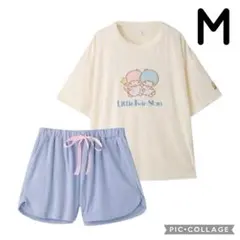 サンリオ リトルツインスターズ キキララ ルームウェアセット Mのサムネイル