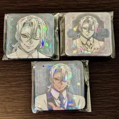 鬼滅の刃 モクテルバー 銀座 ロト第二弾 グリッター缶バッジ 3種 宇髄天元