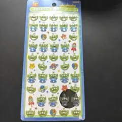 正規サンスター　 ディズニーmini　リトルグリーンメン ボンボンドロップシールのサムネイル