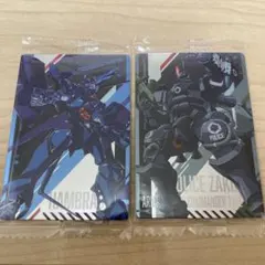 ジークアクス★ウエハースカード　 「軍警ザク」「ハンムラビ」