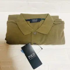 【新品タグ付き】POLO ポロ ポロシャツ カーキ 緑 Lサイズのサムネイル