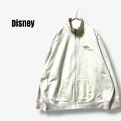 y23326 ディズニークルーズライン 2X 刺繍ロゴ フルジップスウェット