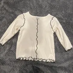 mirror bae. アイボリー 長袖Tシャツ 90