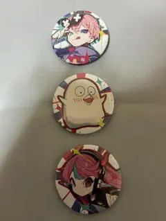 crazy raccoon 缶バッジ3個セット