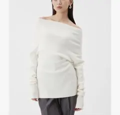 タグ付き新品 Mila Owen オフショルラメニット ミラオーウェン