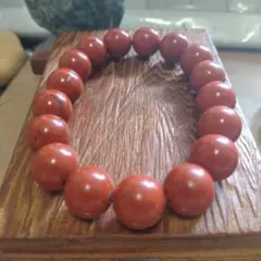 No.18★レッドジャスパーブレスレット★12.2mm