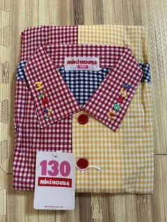 レトロ 新品タグ付き☆ミキハウス☆ チェックシヤッ☆90 - メルカリ