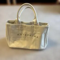 ANTEPRIMA MISTO キャンバストートバッグ ホワイト