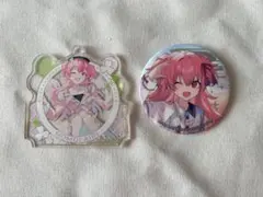 プロセカ　桃井愛莉　アクリルキーホルダー　缶バッジ