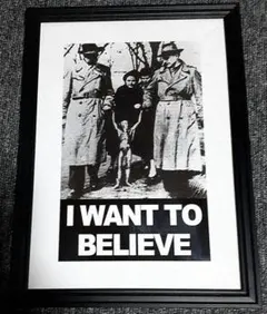 X-Files I WANT TO BELIEVE ポスター 額装のサムネイル