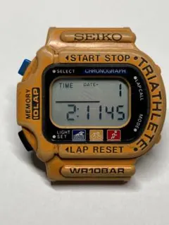 SEIKO トライアスリート　S600-500A クオーツ稼働品 新品電池/稼働 セイコー トライアスリート ビンテージ S600-5000