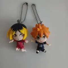 ハイキュー！！狐爪研磨キーホルダーとミニフィギュア - メルカリ