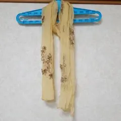 ストール　花柄刺繍