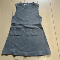 familiar ノースリーブワンピース 120cm グレー