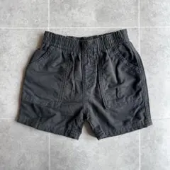 ショートパンツ キッズ 90 ブラック 男の子 女の子 ハーフパンツ 保育園