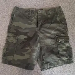美品Abercrombie & Fitch サイズ31 迷彩 ハーフパンツ
