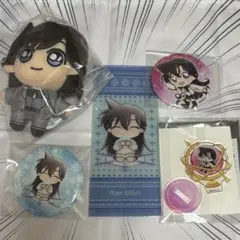 名探偵コナン 毛利蘭 アクスタ、缶バッジ、ぬいぐるみ