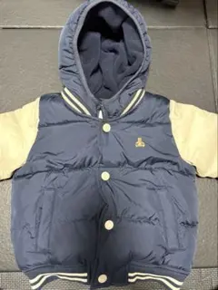 baby GAPフード付きネイビーアウター18-24m