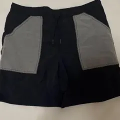 HUF サイドポケット付きショートパンツ S ブラック/グレー