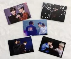 BTS JUNGKOOK♡JIMIN グクミンマスタニム トレカ5点セット