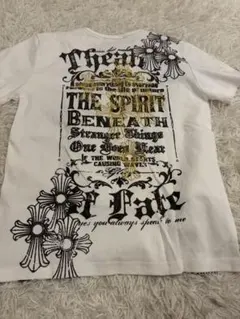 Y2K 十字架 クロス ラインストーン Tシャツ 平成ギャル フェアリーグランジ
