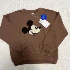 アプレレクール　ミッキー　ディズニー　裏毛　トレーナー