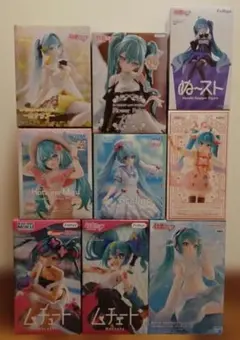 新品未開封初音ミクフィギュア6体まとめシナモロールぬーどる