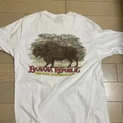 80s～BANANA REPUBLIC ポケットTシャツ USA製