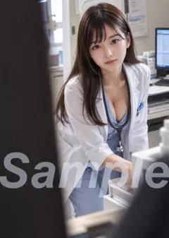 AI美女 A4 L判 ポスター 可愛い 美人 アート グラビア j092228