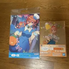 五等分の花嫁 一番くじ イラストボード クリアファイルセット