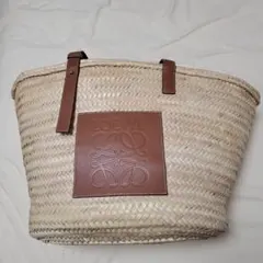 LOEWE カゴバッグ　ラージサイズ　保存袋付き　ブラウンのサムネイル