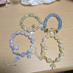 多色ビーズブレスレットセット
