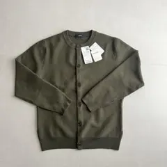 【未使用・美品】SHIPS カーディガン Sサイズ ガーター編み クルーネックのサムネイル