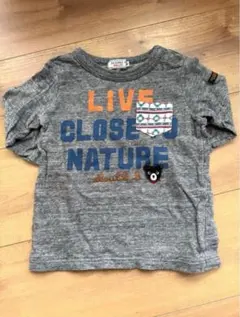 【匿名発送】ミキハウス　ダブルビー　ロンT 長袖　80