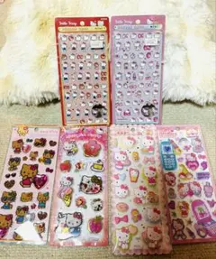 ボンボンドロップシールミニ　サンリオ　ハローキティ　まとめ売り　6点セット
