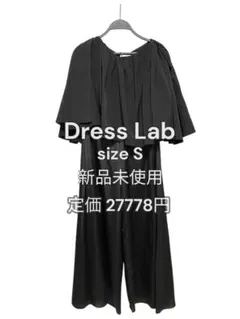 新品 Dress Lab パンツドレス セットアップ 結婚式 フォーマル S 黒