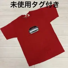 FILA 車フェラーリ　デザイン 赤 Tシャツ M 未使用タグ付き