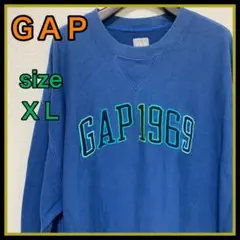 GAP 1969 スウェット XL トレーナー　ブルー