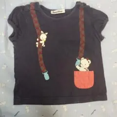 familiar ネイビー Tシャツ 90