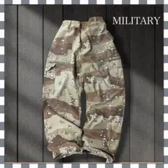 7764/民間品米軍チョコチップデザートカモミリタリーカーゴパンツM/R相当