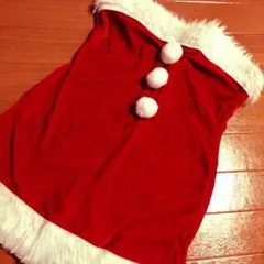 ボンボン付★ベアワンピサンタコスプレ