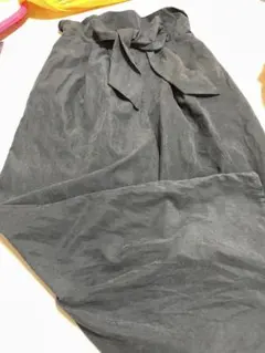グリーンパークス❤️ブラックリボン黒ワイドパンツ❤️レディースフリーサイズF❤️
